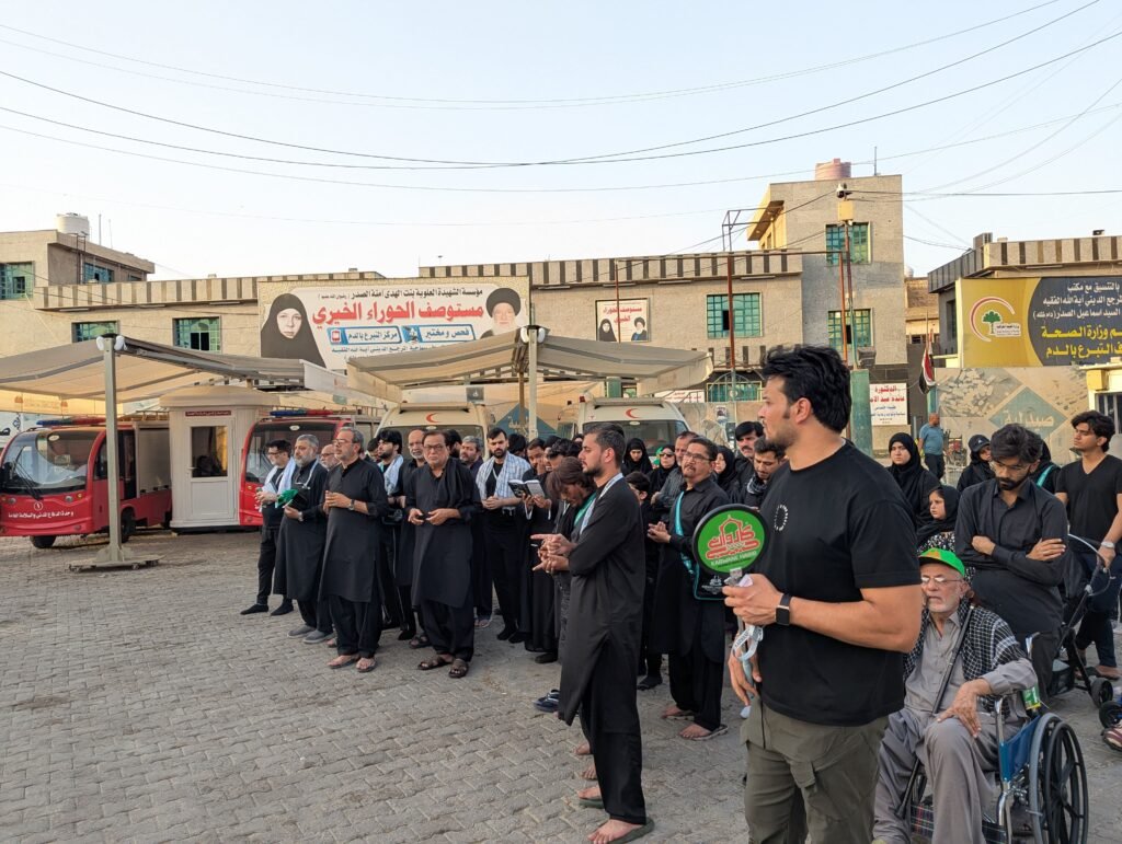 Pilgrims performing Iraq Ziyarat as part of a package from Pakistan